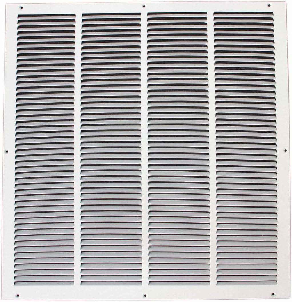 24x24 Duct Opening | Steel Return Air Grille by HOANK | Vent Cover Grill for Sidewall and Ceiling | White | HVAC Cold Air Intake Grille | Outer Dimensions: 25.75"W X 25.75"H