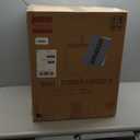 Kante Tall Concrete Planter, 21.7-Inch Height Weathered Concrete Large Indoor Outdoor Plant Pot with Drainage Hole for Patio Garden Home, Modern Decor for Flowers and Tree