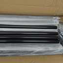Black Aluminum Deck Balusters 32in x 3/4in, 100 Pack Spindles with Connectors & Screws, Powder-Coated Metal Baluster Replacement Kit for Deck Railing, No-Drill Easy Install