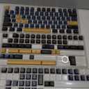 Blue Samurai PBT Double Shot Custom Keycap Set,174 Keys Retro Gaming Key Caps Cherry Profile Keycaps for 61/64/68/84/87/100/104/108 Mechanical Keyboard