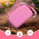 Kids Instant Print Camera Case for ESOXOFFORE Digital Video Cameras with 3 Rolls Paper Refill, Toddler Film Camera Storage Holder Bag with Mesh Pocket for Thermal Paper Accessories (Box Only) - Pink