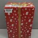 12.5'' Christmas Snow Globe Lantern Lighted Snowman Choir Musical Snowmen Carolers Water Lantern in Swirling Glittering Home Decoration and Gift, Battery Operated or USB Powered