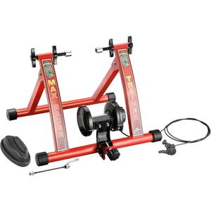 Max Racer 7 Levels of with Smooth Magnetic Resistance Bicycle Trainer Allows You to Work Out with Your Bike