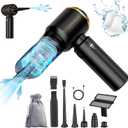 Handheld Vacuum,Car Vacuum Cleaner,4-in-1 20000PA High Power Portable Rechargeable Vacuum Cleaner with Brushless Motor, Small Handheld Vacuum & Air Blower & Pump-Black