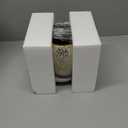 Ceramic Plant Pots for Plants Indoor 5.3 Inch Round Gold and White Flower Pot Gilded Decorative Planter with Drainage Hole and Saucer Modern Ceramic Pot for Succulents Orchids Cactus Herbs Home Decor