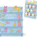 Cheerland Dog Cupcake Stand 3 Tier Pet Theme Cat Cake Decor 3 Tier Kids Birthday Party Table Baby Shower Animal Bunny Birthday Celebration Cupcake Holder Baby Blue Cardboard Girl Party Decorations