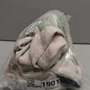 always4u 100% Blackout Soft Velvet Curtains for Bedroom Living Room Thermal Energy Saving 84 Inches Long Luxury Gold Foil Print Drapes 2 Panels White