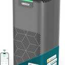 WELOV World's 1st Matter Smart Air Purifier, Air Purifiers for Home Covers 1570 Ft, 99.997% Filtration Efficiency of Particles 0.1-0.3 m, H13 True HEPA PM2.5 Monitor, Sleep Mode, Dimmable Lighting (Grey)