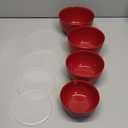 KitchenAid Prep Bowls with Lids, Set of 4, Empire Red 2
