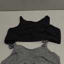 Momcozy Pumping Bra, Pumping Bra Hands Free All Day Wear Pumping & Nursing Bra in One Holding Breast Pump for Spectra, Medela (Medium, Black,grey-2pk)