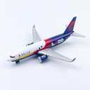 Airplane Model, Delta L-28 Die-cast Metal Planes Aircraft Suitable for Collection and Desktop Decor