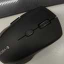 Wireless Keyboard and Mouse Combo,Silent Soft Touch Quiet Keyboard Less Noise 90%,Ergonomic with Wrist Rest,2.4GHz 104 Keys Full Size,2400 DPI Mouse,for Office/Work/Home/PC Computer/Laptop/Mac,Black