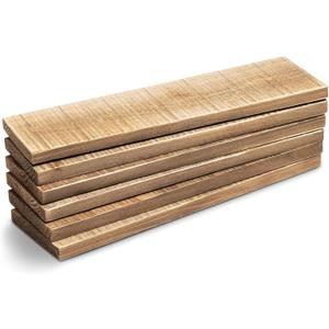 Bright Creations Shelf Wood Boards - 3.5 x 12 x 0.5 in, 6-Pack Reclaimed Wood Bundle - DIY Crafts & Barn Board Planks for Rustic Home Decor