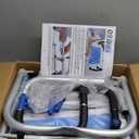 Swive Shower Chair with Arms and Back Heavy Duty 500 lbs for Seniors Elderly Disabled or Bariatric Adults Bench Seat for Inside Shower Stall and Bathroom Bath Tub Seats Adjustable Stool