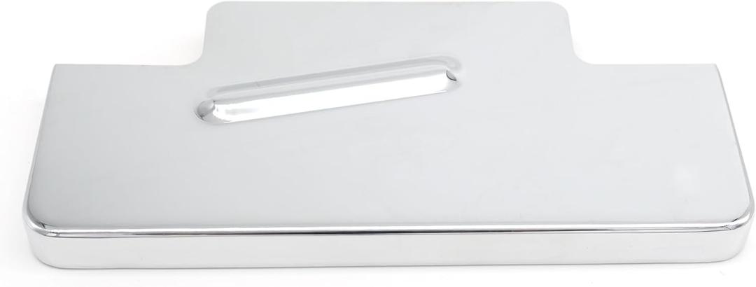 Harley Battery Cover Battery Top Cover Kit for 1997-2005 Harley Dyna Super Glide EFI FXDI FXDS FXDL FXDX (Chrome)