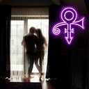Prince Purple Symbol Neon Signs for Wall Decor,Dimmable Music Singer Love Symbol Sign,USB Powered Neon Light for Dorm Man Cave Bar Music Studio Party Birthday Gifts(11.8 * 13.3in)