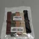 5 Pack Nylon Watch Bands Compatible with Garmin Venu 3/2/Venu 4(45mm),Forerunner 265/255(46mm)/570-47mm/Vivoactive 4(45mm),22mm Soft Stretchy Sport Replacement Strap for Amazfit Bip 6/5 (black/starlight/rose pink/cactus/smoke violet)