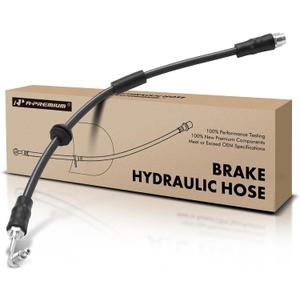 A-Premium Front Driver or Passenger Brake Hydraulic Hose Compatible with Audi Models - RS4 2007-2008, RS6 2003-2004 - Replace# 8E0611707H A-Premium Front Driver or Passenger Brake Hydraulic Hose Compatible with Audi Models - RS4 2007-2008, RS6 2003-2004 - Replace# 8E0611707H