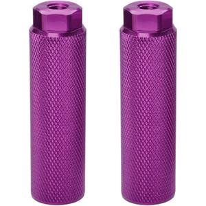 Bike Pegs 2Pcs Aluminum Alloy Anti-Skid Lead Foot Bicycle Pegs 3/8 inch Axles