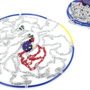 Durable Snow Chains for Cars - Set of 2 Car Chain with Snow Chain Link Locks - Secure Winter Grip (235 245 255 265 275mm)15"16"17"18"19"20"