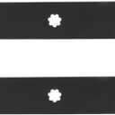 42'' Mulching Blade for John Deere 42 inch mower blade GX22151 GY20850 AM131033 AM137333 AM141033 for John Deere D100 D110 D125 S100 S130 S240 LA100 LA105 LA120 LA135 E100 E120 E130, Pack of 2