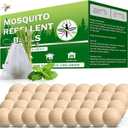 Mosquito Repellent Outdoor Patio 36 Balls - Mosquito Repellant Indoor & Outdoor for Yard Home Patio Travel Camping, Keep Mosquitoes Away from Door Patio
