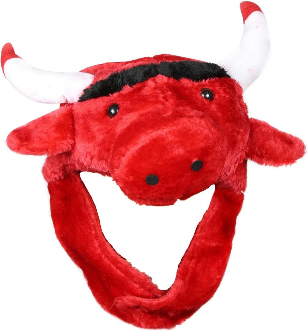 Petitebella Bull Costume Hat (One Size, Red)