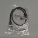 Monoprice Cat6 2ft Black Patch Cable UTP 24AWG 550MHz Pure Bare Copper Snagless RJ45 Flexboot Series Ethernet Cable