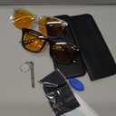 livho High Tech Blue Light Glasses - Advanced up to 99% Blue Light Blocking Computer Glasses - Screen Fatigue & UV Protection (*B1 Light Black+clear)