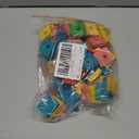 BESPORTBLE Bird Toy Parts, Pack of 100 Wood Blocks for Birds Multicolored Natural Wooden Blocks Bird Chewing Toy Mini Wood Chip Charms for DIY Playing Chewing Bird Toys