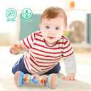 Rainmaker - Montessori Baby Toys for 6-12 Months 1 Year Old, Newborn Baby Rattle Shaker Sensory Toy, 7 inch Wooden Rain Stick Baby Musical Toys for 6 7 8 9 10 Month Infant Toddlers Gift