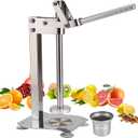 Professional Lemon Smasher Citrus Juicer - Heavy Duty Stainless Steel Manual Press Squeezer for Lime, Orange & Nut Crusher by Garwei