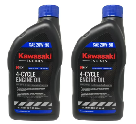 Pack of 5 Kawasaki 99969-6296 Genuine OEM K-Tech SAE 10W-40 4-Cycle Engine Oil