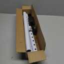 Sliding Glass Door Security Bar, Patio Door Barricade Security Bar, Apartment BarSliding Door Security Bar, Door Jammer, White, 1 Pack