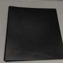 Folded Map Binder, Brochure Holder, 1.2'' Capacity 3 Ring Binder, 20 Map Sleeves