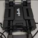 Folding Hand Truck Trolley Dolly, Folding Cart Small Trolley Dolly with Wheels, Lightweight Utility Dolly Expandable Baseplate Small Backpack Portable Luggage Cart for Airport Travel (2 Wheel Iron)