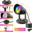 T-SUN Spot Lights Indoor, Led Spot Lights with Smart APP & Remote, Plant Spotlight Indoor Uplights, 16M Colors Floor Light Dimmable Music Sync Timer for Festival Party Tree Decor Home