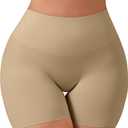 Tummy Control Shapewear Shorts for Women Under Dress Womens Compression Shorts Under Dress Shapewear (Beige, XXXL)