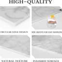 Large Italian Carrara White Marble Cutting Board for Kitchen 16x20 Inch - Stone Granite Cutting BoardMulti-Functional Marble Pastry Board for Cheese, Charcuterie - Wedding Gift, Housewarming