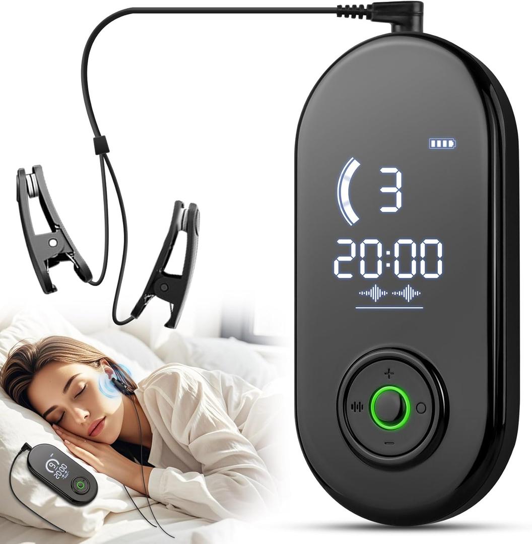 LISS Vagus Nerve Stimulation, Relaxation Device for Adults, Ear Clip Device for Stress Relief, Improve Deep Sleep, Vagus Nerve Stimulation Device