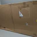 AOSKY Blackout Roller Shades Cordless Blinds for Windows, Free-Stop Shades with Valance, Thermal Insulated Fabric, UV Protection, Natural Woven Blinds for Home and Office (50" W x 72" H, White)