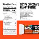 KIND Protein MAX Crispy Chocolate Peanut Butter Snack Bars, 20g of Protein, Keto Friendly, 1g of Sugar Per Bar, Gluten Free, 12 Count Box (EXP 03/10/27)