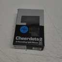 2025 AI Wireless Mouse for PC Laptop - ChatGPT Enabled Bluetooth Mouse with Voice Recording & AI Summarize, Ergonomic Presenter Laser Pointer Remote, USB Rechargeable High-Performance Office Device (Black)