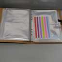 Photo Album 4x6 200 Photos, Genuine Leather Photo Albums with Writing Space with 30 Writing Paper, Travel Family Wedding Kids Graduation Ultrasound Baby Picture Album Scrapbook Photo Album (Simple)