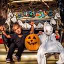 Tinlade 24 Pack Halloween DIY Suncatcher Paper Crafts Stained Glass Effect Paper Suncatchers, 600 Tissue Papers, Window Art Arts and Crafts for Thanksgiving Halloween Party Favors