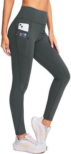 G Gradual Women's Fleece Lined Winter Leggings with Pockets Water Resistant High Waisted Thermal Warm Pants Running Hiking. Size XL