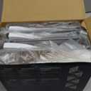 Love-KANKEI Corner Shelf Wall Mount of 5 Tier Rustic Wood Floating Shelves Wall Shelves for Bedroom Living Room Bathroom Kitchen Office and More White