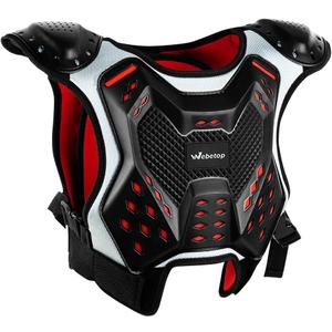 Webetop Youth ATV Chest Protector Motocross Armor Vest for Kids Dirt Bike Mountain Cycling M (M for height 4.26'-4.76')