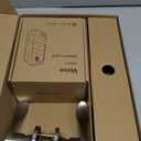 Veise VE017 Fingerprint Smart Lock with 2 Lever Handles, Keyless Entry Front Door Lock Set, App Control, Electronic Digital Keypad Deadbolt, Easy Installation, Emergency Power Port, Satin Nickel