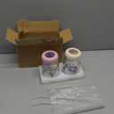 13 oz Glass Water Tumbler with Straw and Lid, 2 Pack Glass Water Cup With Silicone Bumper, Sealed Carry-On Thick Wall Drinking Cups for Iced Coffee, Iced Tea, Fruit Juice (Aurora-White,Pink)